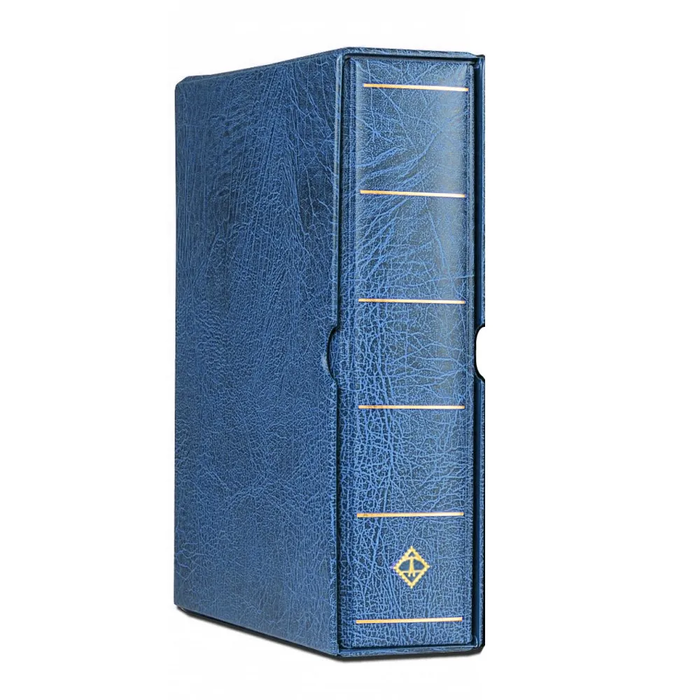 

Альбом Leuchtturm 319597 OPTIMA G для монет и банкнот в футляре, синий