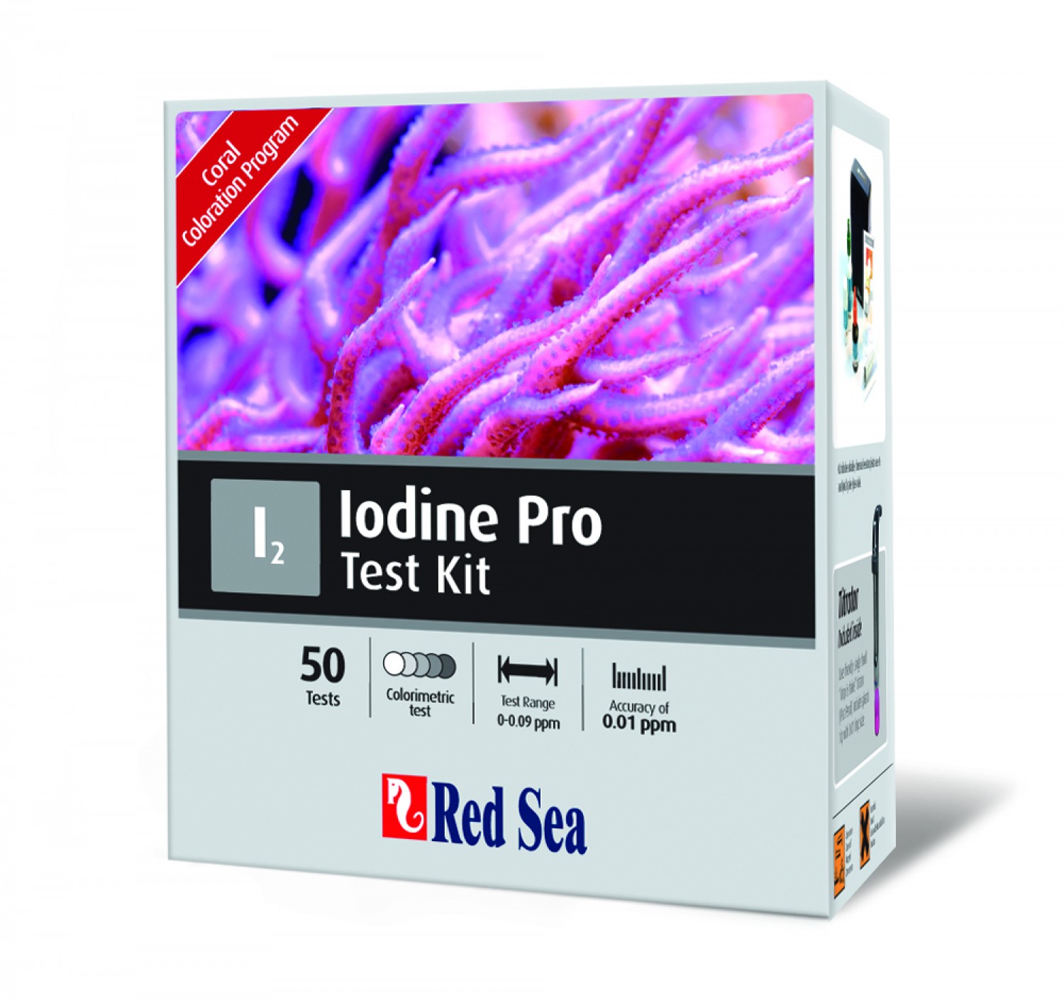 Реактивы для теста RED SEA Iodine Pro тест колориметрический, 50 измерений