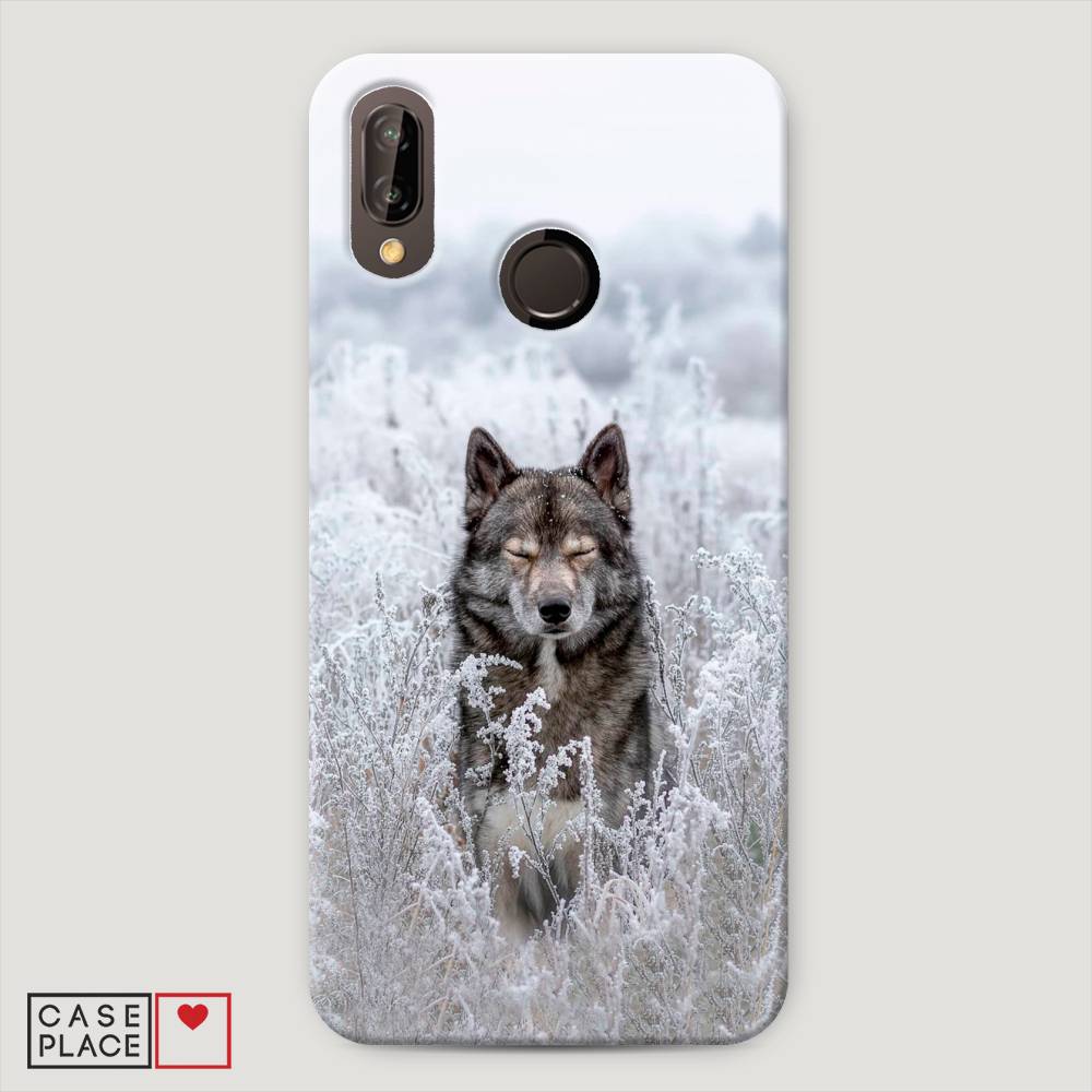 

Чехол Awog "Волк в поле" для Huawei Nova 3E, 65620-1
