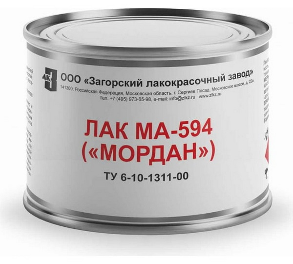 

Лак МА-594 «Мордан» 0.4кг