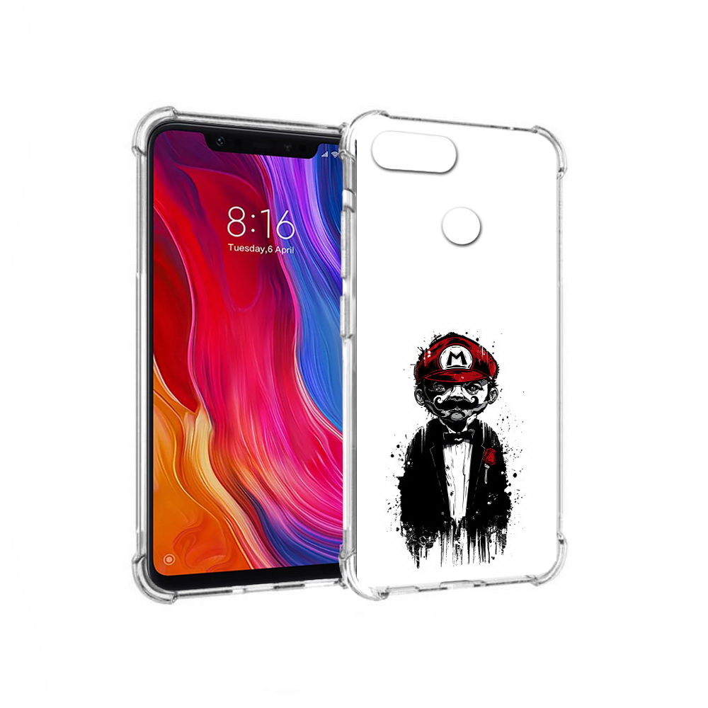 Чехол MyPads Tocco для Xiaomi Mi 8 Lite марио (PT119514.309.458)