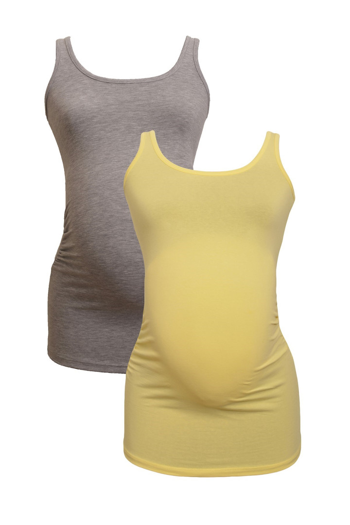

Майка для беременных женская Luvmabelly 58725 серая XL (товары доставляются из-за рубежа), Серый, 58725