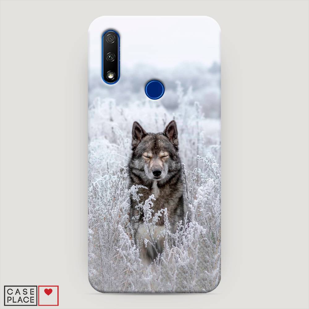 

Чехол Awog "Волк в поле" для Honor 9X, 69920-1
