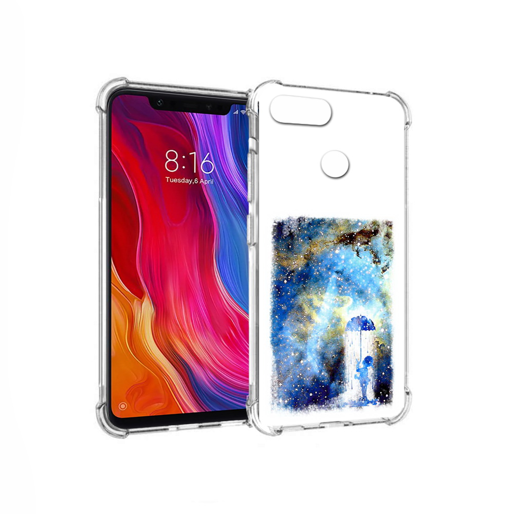 

Чехол MyPads Tocco для Xiaomi Mi 8 Lite мальчик в небе (PT119514.309.455), Прозрачный, Tocco