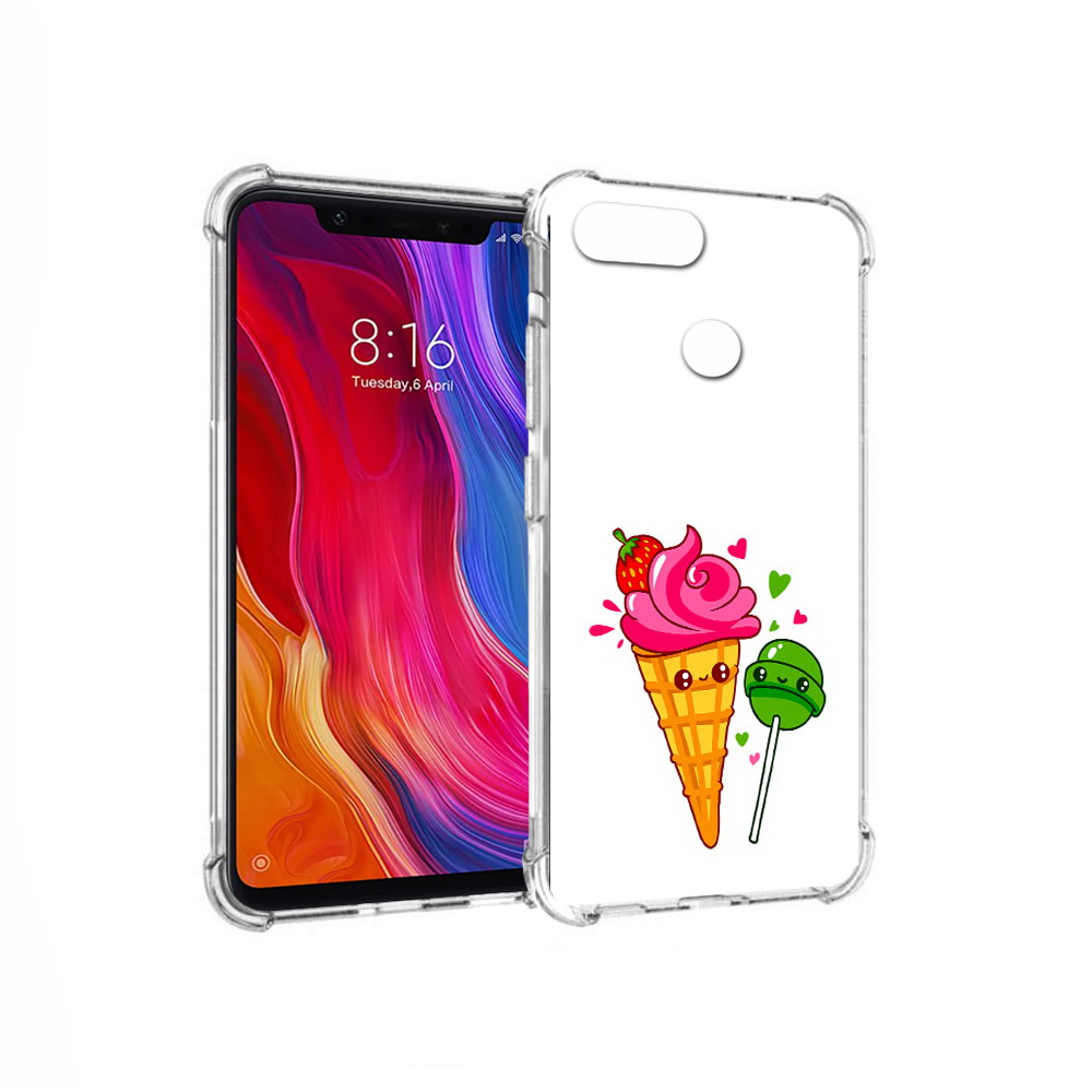 

Чехол MyPads Tocco для Xiaomi Mi 8 Lite Вкусняшки (PT119514.309.45), Прозрачный, Tocco