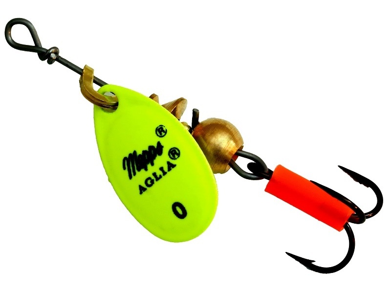 

Блесна вращающаясяMepps Aglia Fluo 0 Chartreuse, Желтый, Aglia Fluo
