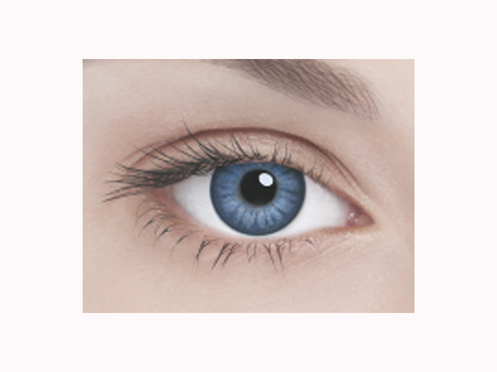 Купить Линзы контактные Adria Glamorous color (2 pack) 8.6, 2 шт. (Цв: Blue)