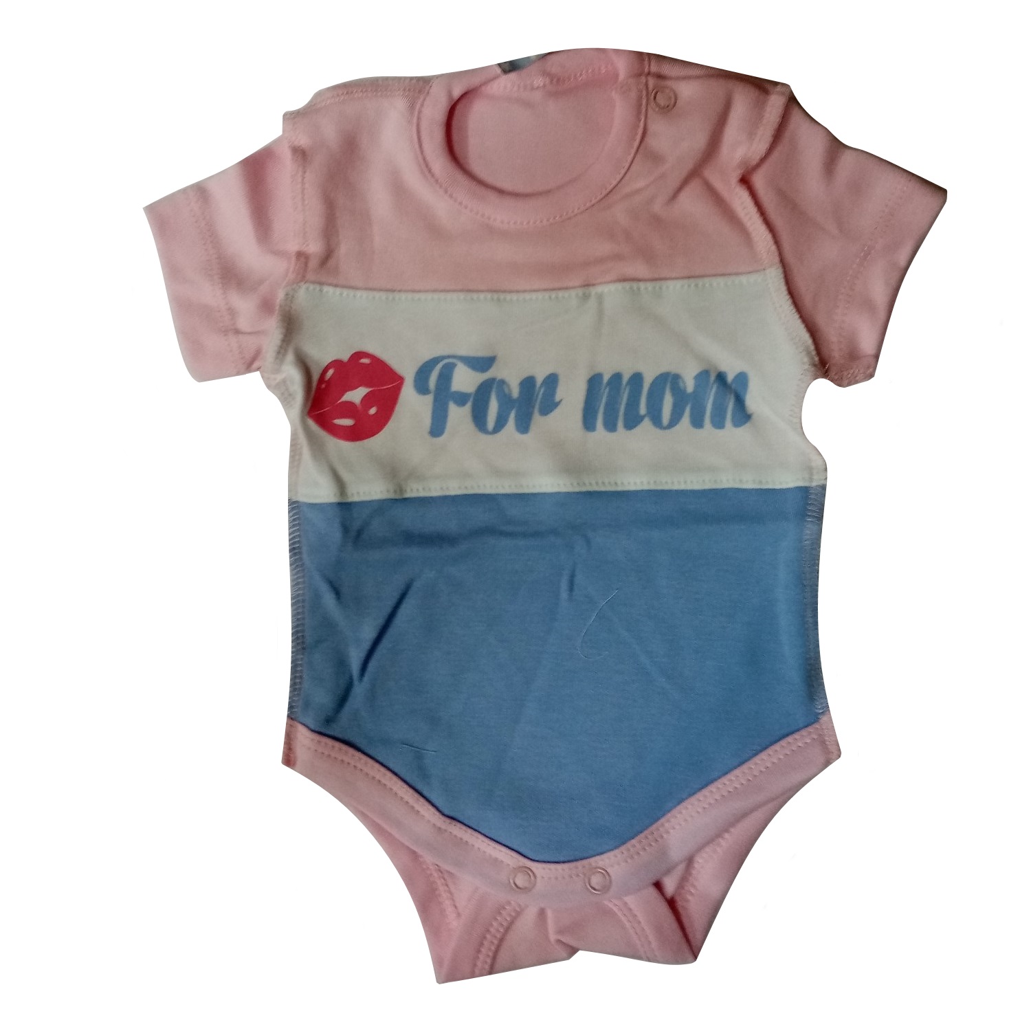 

Боди Мелонс Kiss for mom розовый/голубой р.80, GL001238545