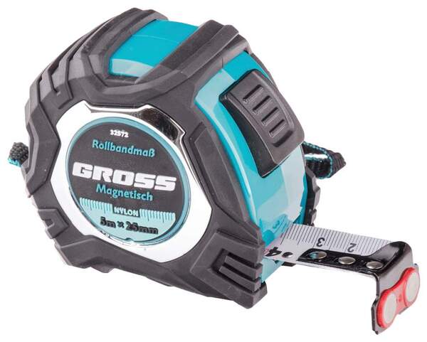 

Рулетка GROSS Magnetisch, 5 м х 25 мм 32572, Magnetisch