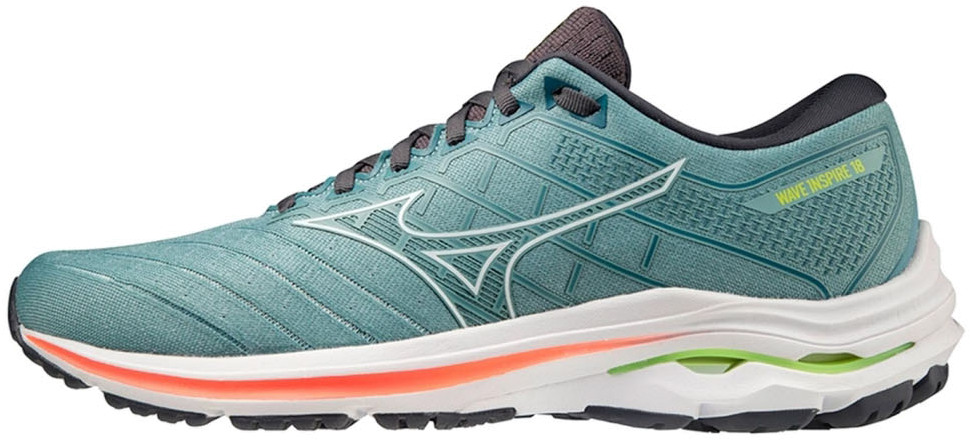 

Кроссовки мужские Mizuno WAVE INSPIRE 18 зеленые 9.5 UK, Зеленый, WAVE INSPIRE 18