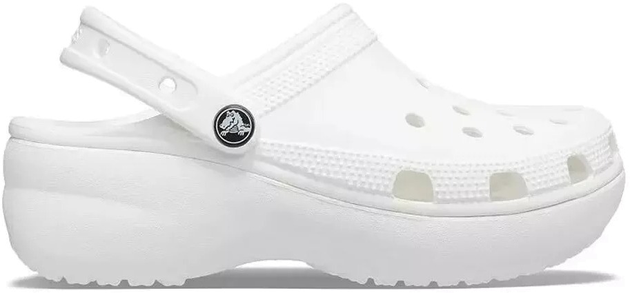 

Шлепанцы женские Crocs Classic Platform Clog W белые W10 US, Белый, Classic Platform Clog W