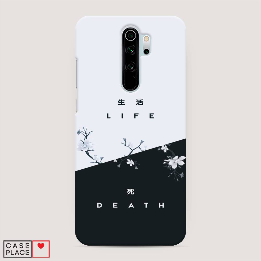 фото Пластиковый чехол "life and death" на xiaomi redmi note 8 pro awog