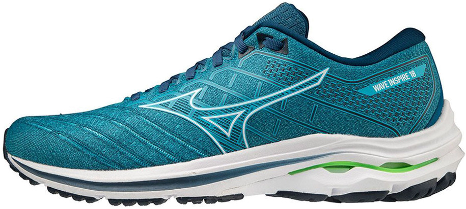 

Кроссовки мужские Mizuno WAVE INSPIRE 18 бирюзовые 8.5 UK, Бирюзовый, WAVE INSPIRE 18