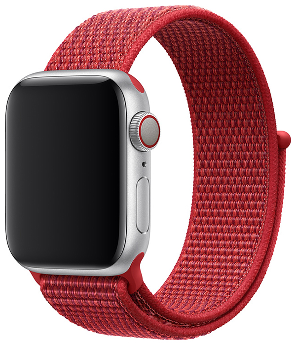 фото Ремешок для смарт-часов eva для apple watch 42/44 mm red (awa009r)