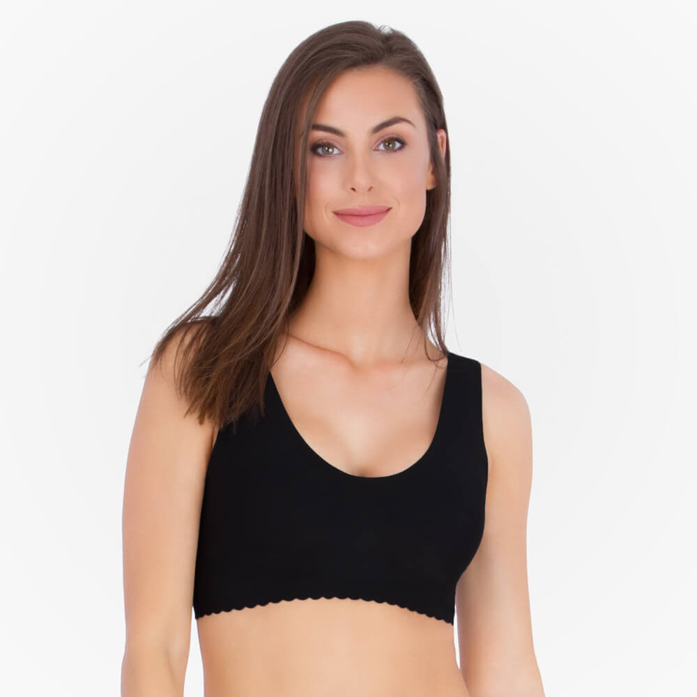 фото Бюстгальтер для кормления belly bandit anti bra scoop neck, black, s