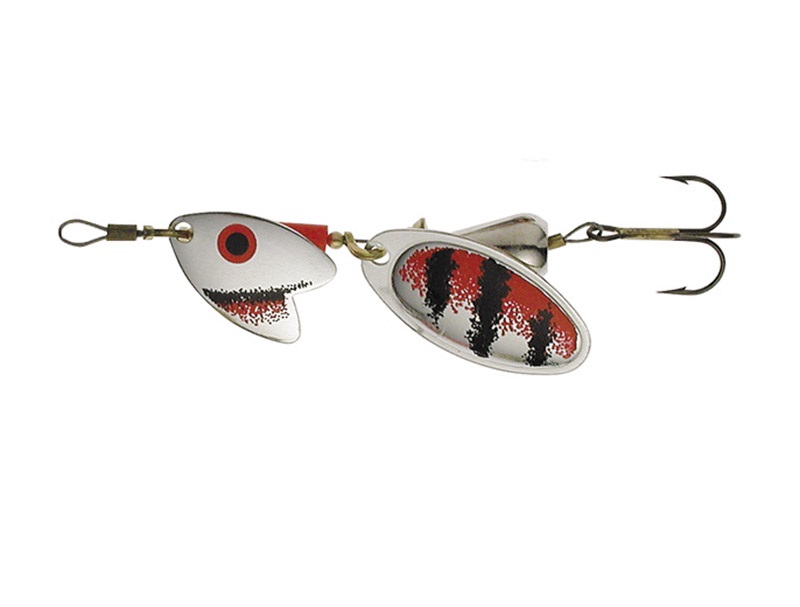 

Блесна вращающаяся Mepps Tandem Trout 1 Black/Silver/Red, Красный;серебристый