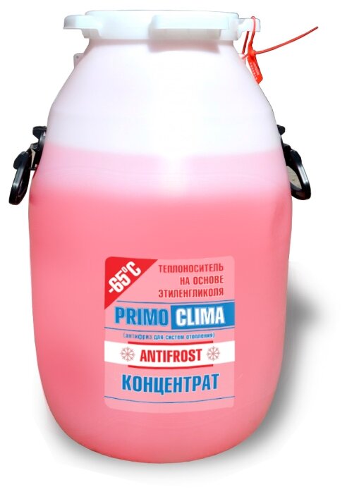 Теплоноситель Primoclima Antifrost концентрат (Этиленгликоль) -65C 50 кг (цвет красный) комплект стыковочных элементов для грядок и клумб еврогрядка