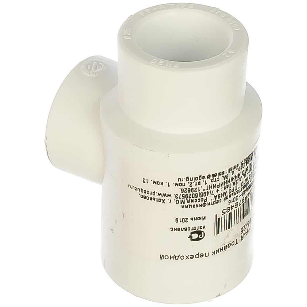 

PRO AQUA PP-R Тройник переходной Белый 32-25-25 PA14534Pb