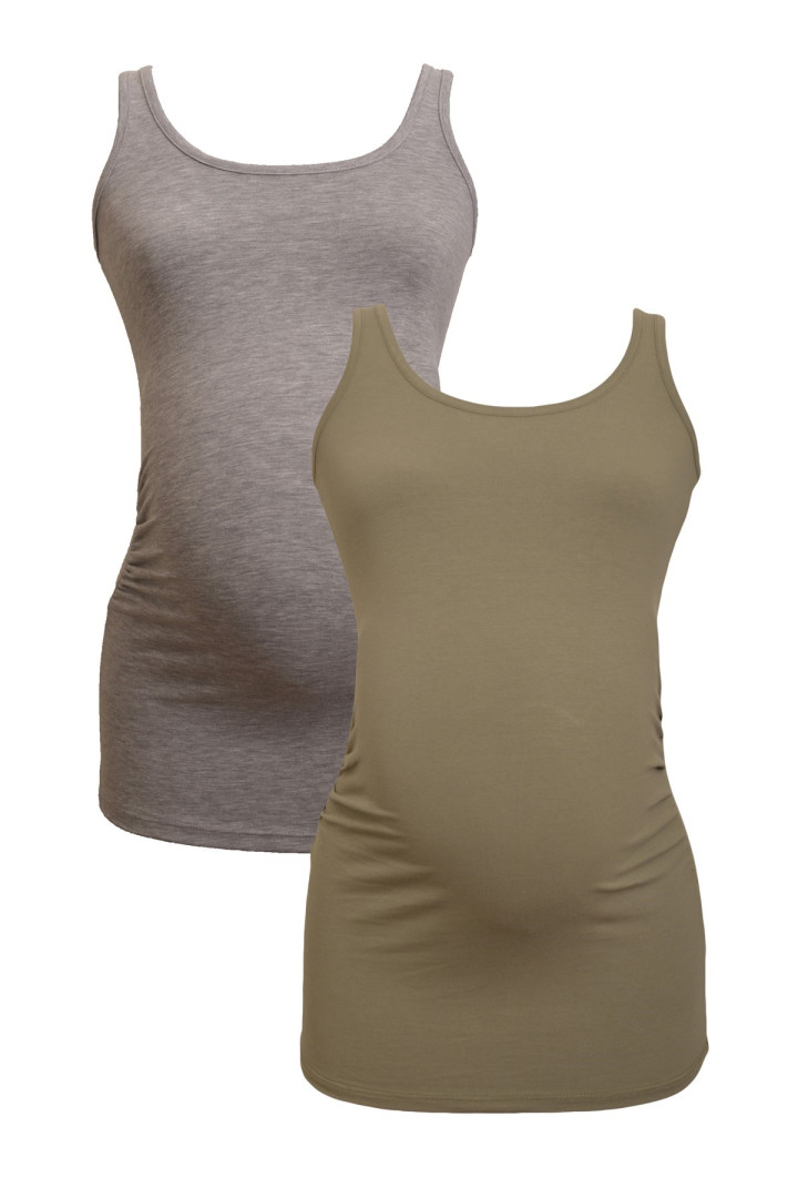 

Майка для беременных женская Luvmabelly 58722 серая XL (товары доставляются из-за рубежа), Серый, 58722