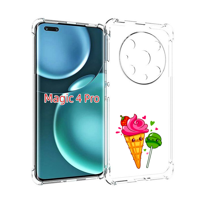

Чехол MyPads Вкусняшки для Honor Magic4 Pro, Прозрачный, Tocco