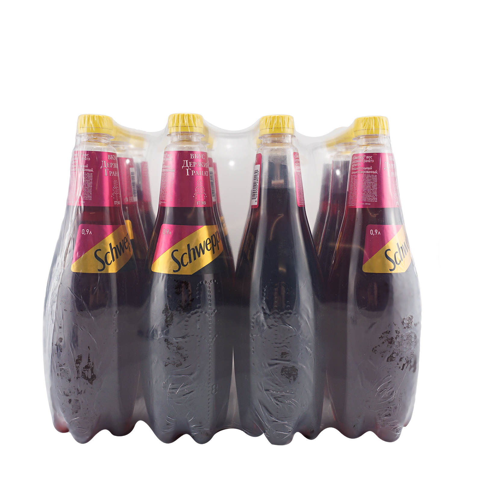 

Газированный напиток Schweppes Дерзкий гранат 0,9 л 12 штук в упаковке