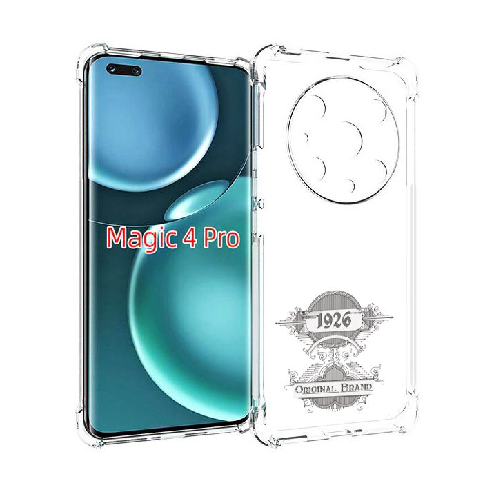 

Чехол MyPads логотип черно белый для Honor Magic4 Pro, Прозрачный, Tocco