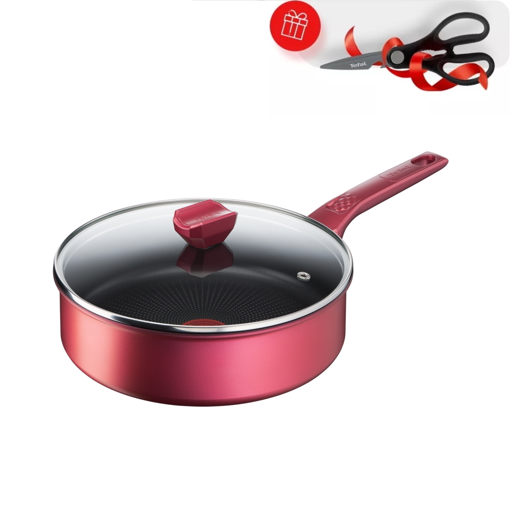 фото Сотейник с крышкой tefal daily chef g2733272; 24 см (ножницы в подарок)