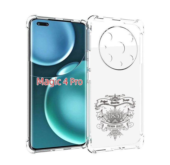 Чехол MyPads логотип 1851 год для Honor Magic4 Pro