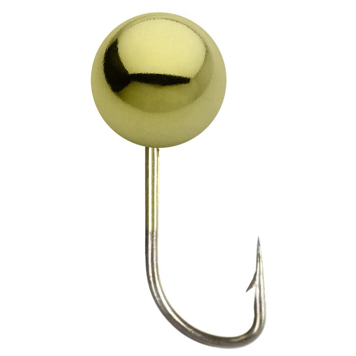 

Мормышка литая Marlin's «Шар», 6 мм, 1,22 г, кр.Crown, 7000-403 (10 шт), Золотистый