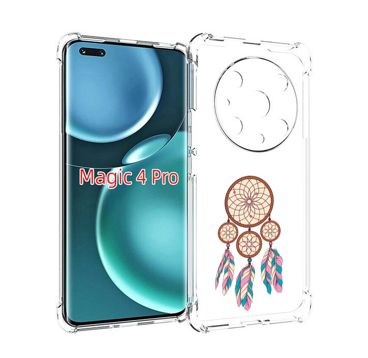 

Чехол MyPads ловец снов бежевый для Honor Magic4 Pro, Прозрачный, Tocco