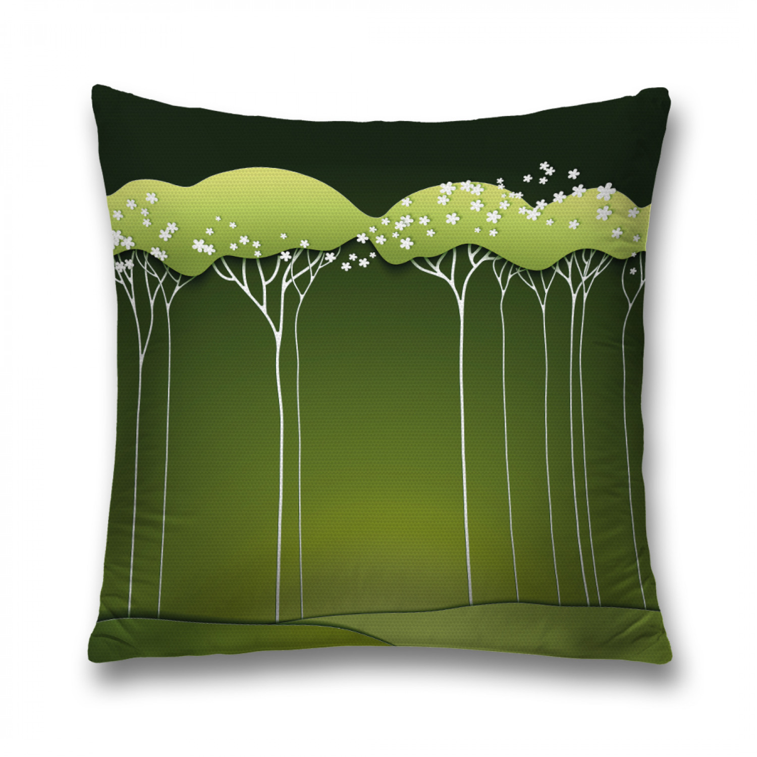 

Наволочка декоративная JoyArty "Длинные цветы" на молнии, 45x45 см, Длинные цветы