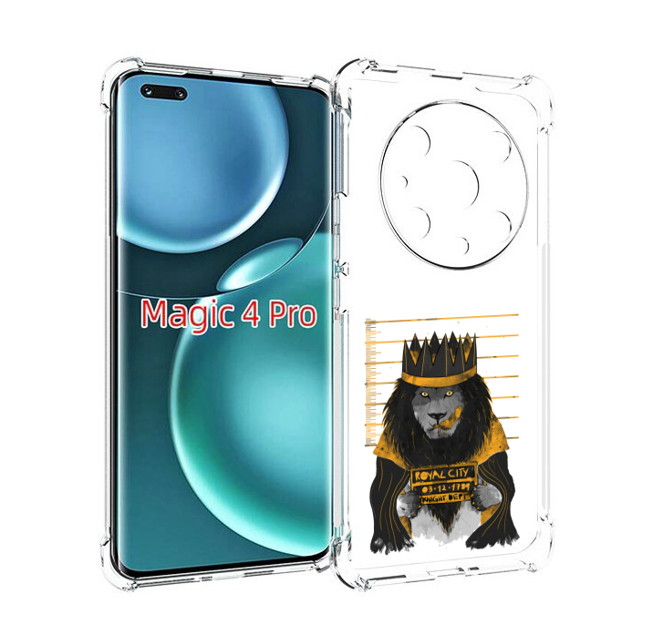 

Чехол MyPads лев в законе для Honor Magic4 Pro, Прозрачный, Tocco