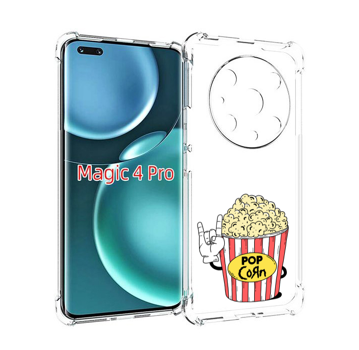 

Чехол MyPads крутой попкорн для Honor Magic4 Pro, Прозрачный, Tocco