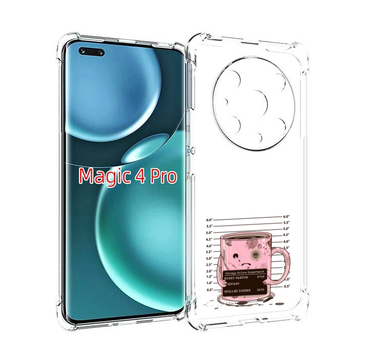 

Чехол MyPads кружка для Honor Magic4 Pro, Прозрачный, Tocco