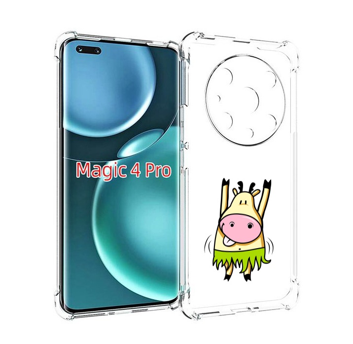 

Чехол MyPads Веселая корова для Honor Magic4 Pro, Прозрачный, Tocco