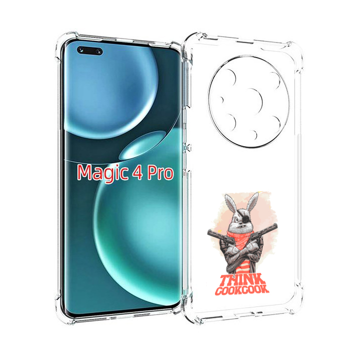 

Чехол MyPads кролик пират для Honor Magic4 Pro, Прозрачный, Tocco