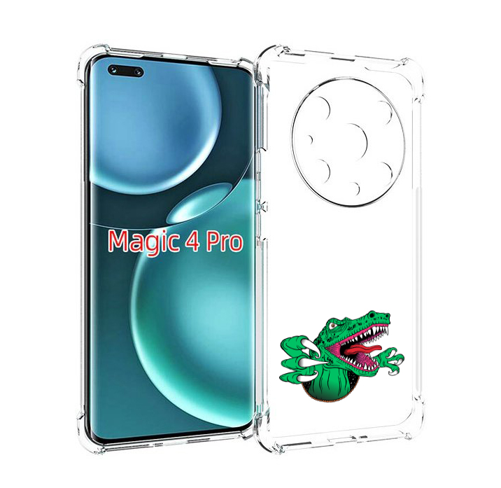 

Чехол MyPads крокодил для Honor Magic4 Pro, Прозрачный, Tocco