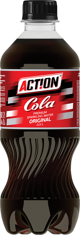 фото Газированный напиток act!on cola original 0,5 л action!