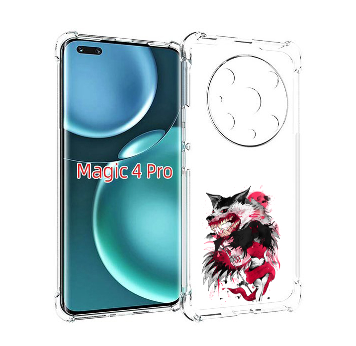 

Чехол MyPads красная шапочка для Honor Magic4 Pro, Прозрачный, Tocco