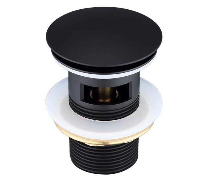 Донный клапан для раковины Elghansa WBT-122-Black, цвет черный донный клапан abber