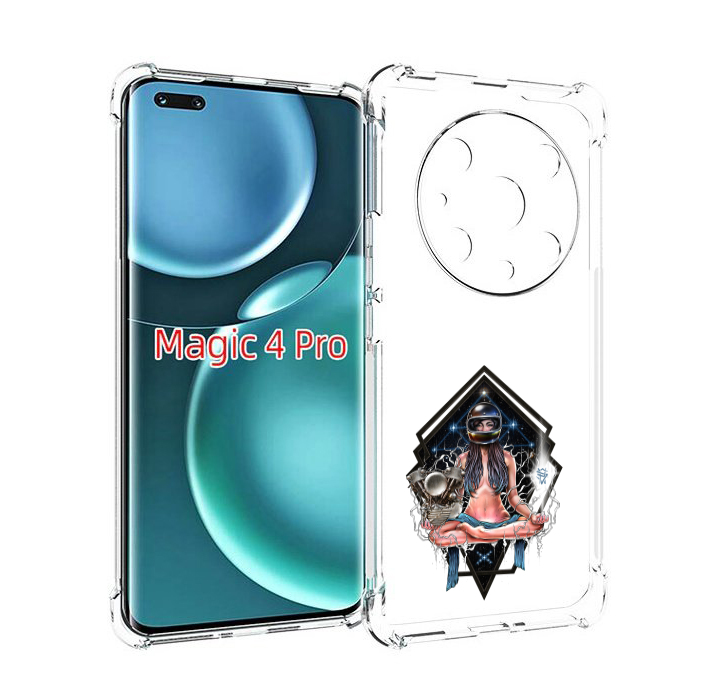 

Чехол MyPads красивая девушка в шлеме для Honor Magic4 Pro, Прозрачный, Tocco