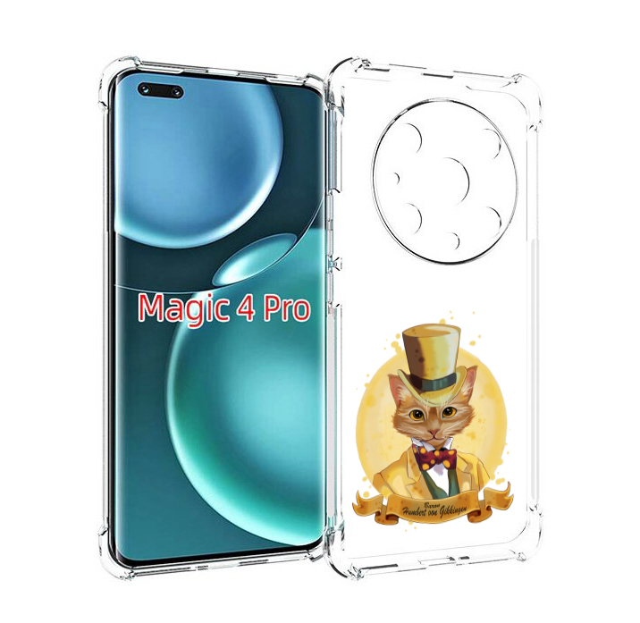 

Чехол MyPads кот юрист для Honor Magic4 Pro, Прозрачный, Tocco
