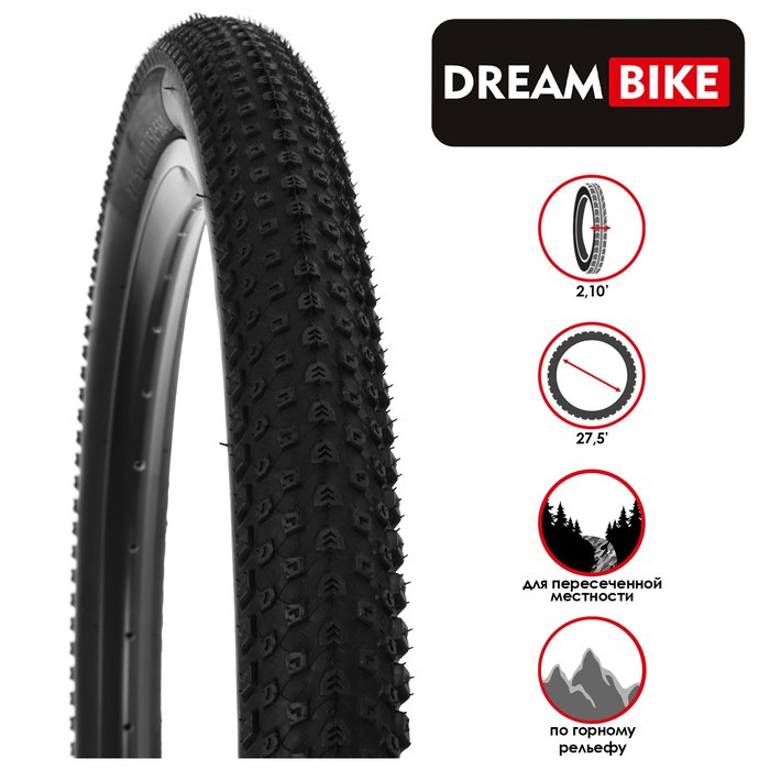 фото Покрышка 27.5"x2.10" (54-584) dream bike nobrand