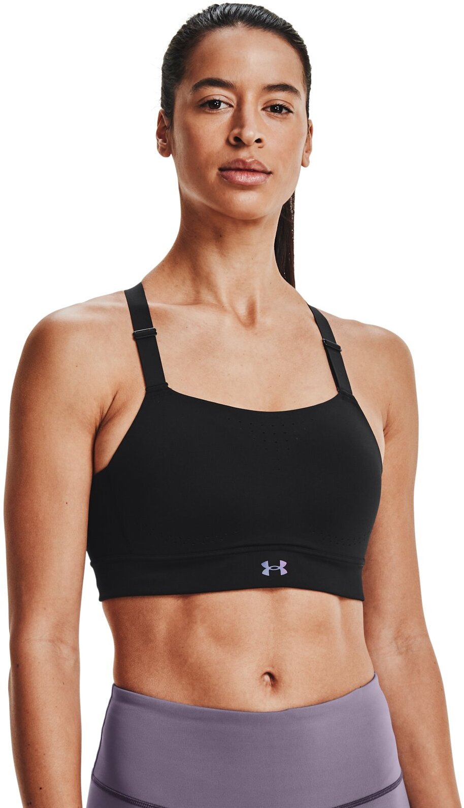 Топ женский Under Armour Rush High Bra черный 34C