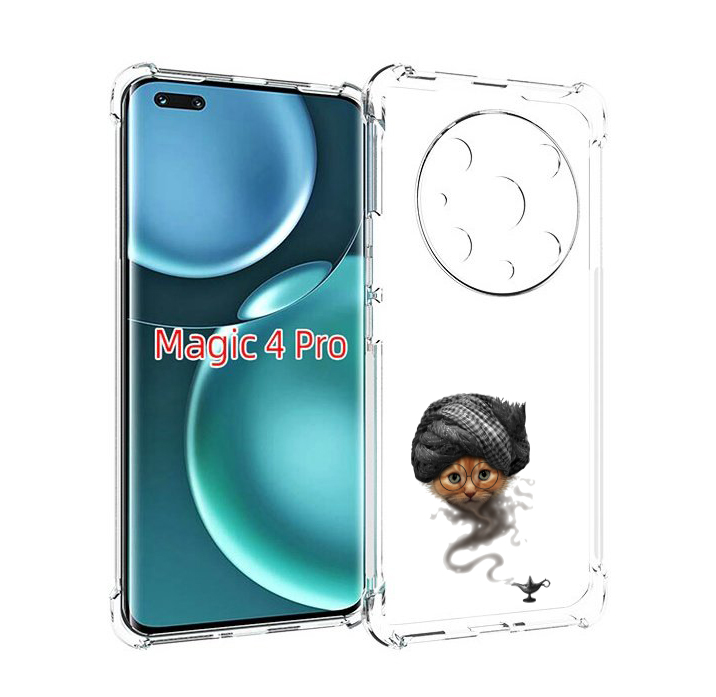 

Чехол MyPads кот джин для Honor Magic4 Pro, Прозрачный, Tocco