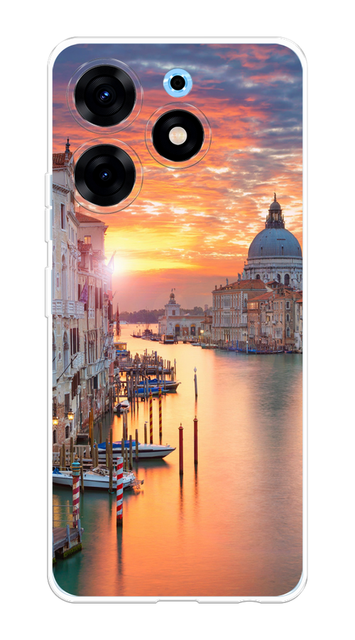 

Чехол на Tecno Spark 10 Pro "Восход 11", Розовый;оранжевый, 303750-2
