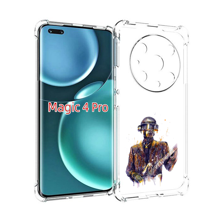 

Чехол MyPads космо-гитарист для Honor Magic4 Pro, Прозрачный, Tocco