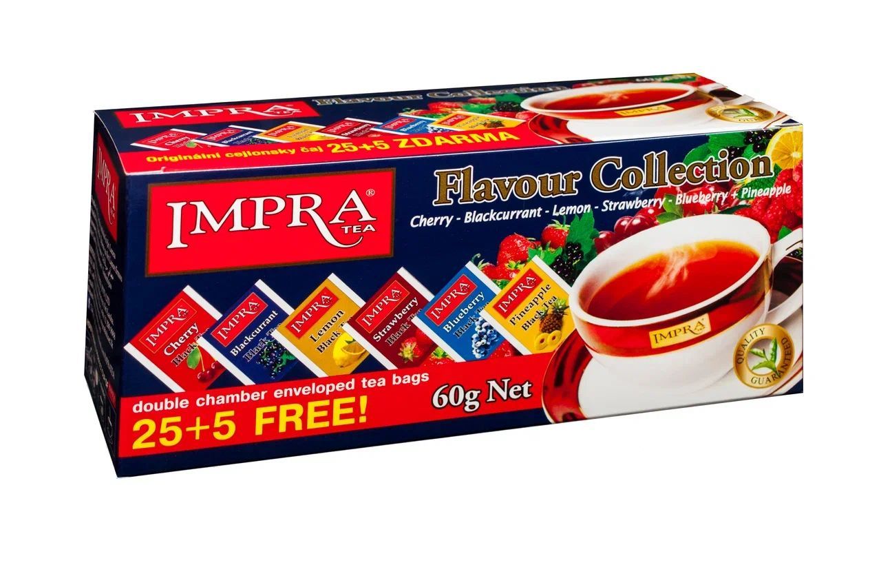 Черный чай Impra Tea в пакетиках 60г