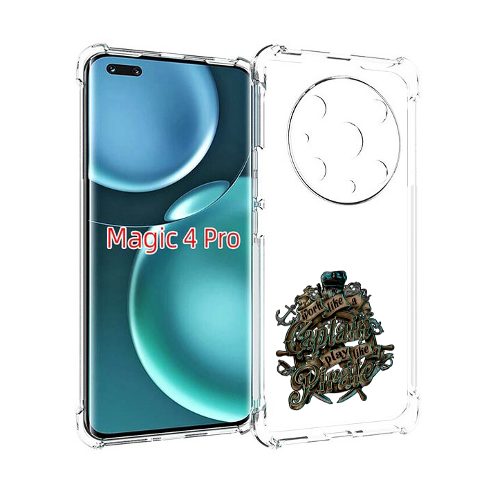 

Чехол MyPads капитан пиратов для Honor Magic4 Pro, Прозрачный, Tocco