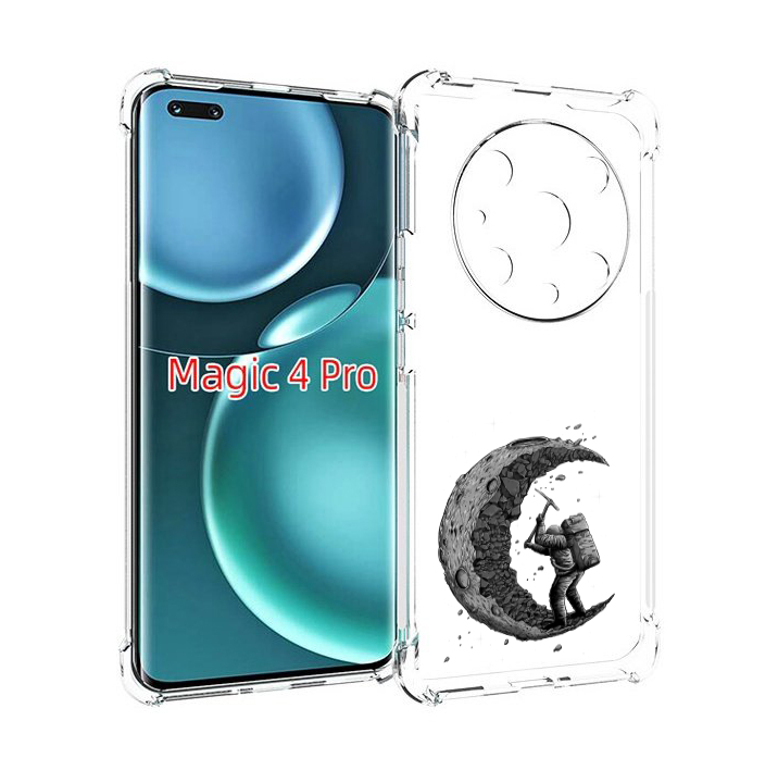 Чехол MyPads камненная луна для Honor Magic4 Pro